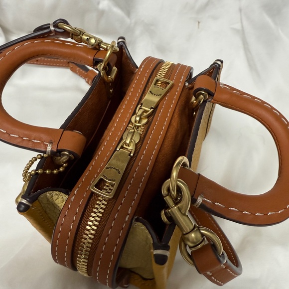 Coach 1941 Rogue 12 Regenerative Leather in Buttercup - Picture 6 of 10